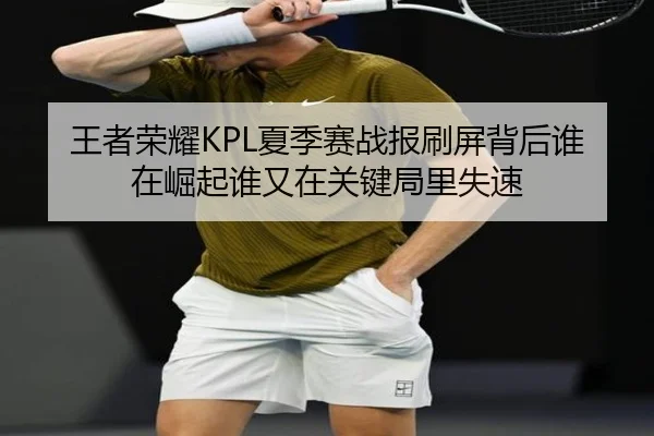 王者荣耀KPL夏季赛战报刷屏背后谁在崛起谁又在关键局里失速